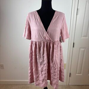 Nordstrom Rack Short Sleeve Wrap Mini Dress - Size S - NWT